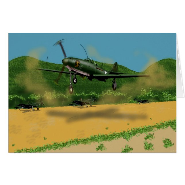 Carte de voeux Airacorba (Devant horizontal)