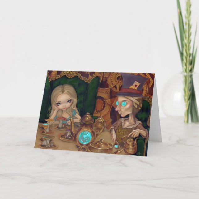 Carte de voeux "Alice et la haine folle" (Devant)