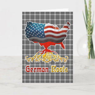 Carte de voeux American German Roots