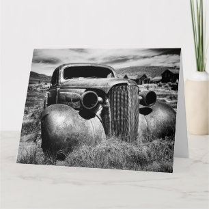Carte de voeux - Amérique photo noir et blanc