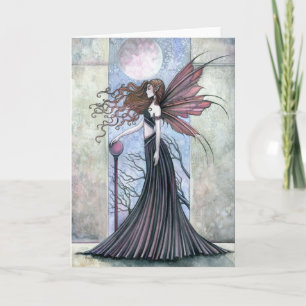 Carte de voeux Amethyst Moon Fairy