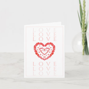 Carte de vœux AMOUR