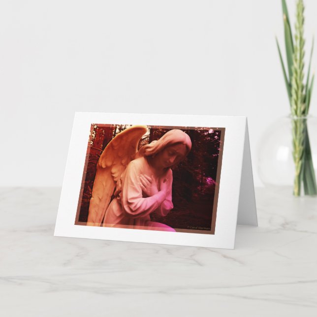 Carte de voeux Angel (vide) (Devant)