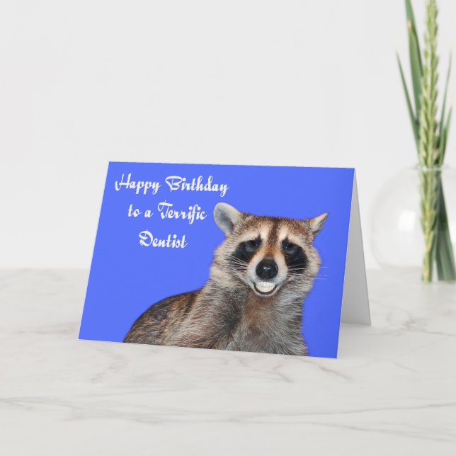 Carte de voeux Anniversaire aux dentistes (Devant)