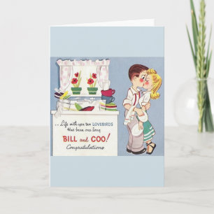 Carte de voeux Anniversaire de Lovebirds