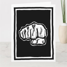 Carte de voeux Anniversaire Fist Bump par FacePrin