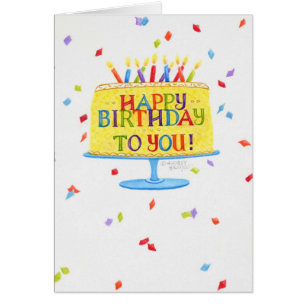 Carte de voeux Anniversaire Joyeux Anniversaire À 