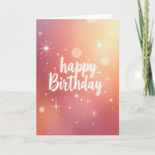 Carte de Vœux Anniversaire Starlight