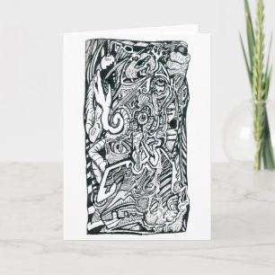 Carte de vœux Anxiety Attack par Brian Benson