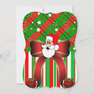Carte de voeux Appartement de Noël, Père Noël