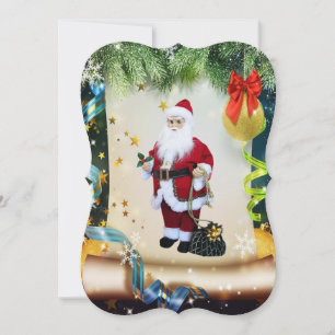 Carte de voeux Appartement de Noël, Père Noël