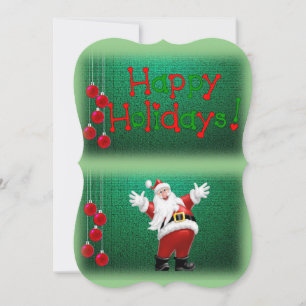 Carte de voeux Appartement de Noël, Père Noël