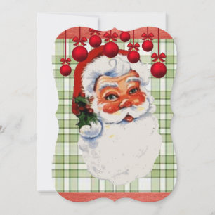 Carte de voeux Appartement de Noël, Père Noël