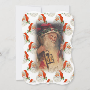 Carte de voeux Appartement de Noël, Père Noël