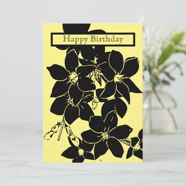 Carte de voeux Appartement Flower Jasmine (Debout devant)