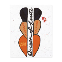 Carte de voeux appartement Queen of Hearts