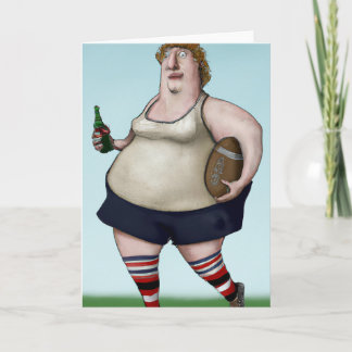 Carte de voeux Après Rugby