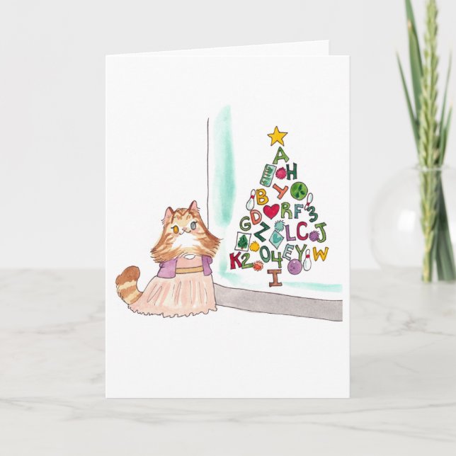 Carte de voeux Arbre de Sophie (Devant)