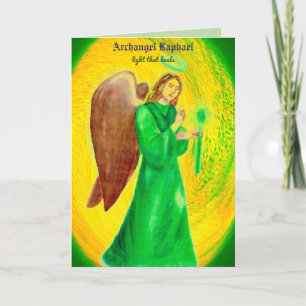 Carte de voeux Archangel Raphael