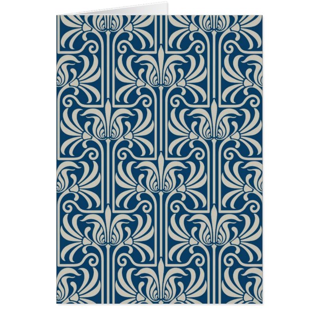 Carte de voeux Art déco (Devant)