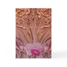 Carte de voeux Art nouveau vide