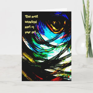 Carte de voeux Artist Art Moderne