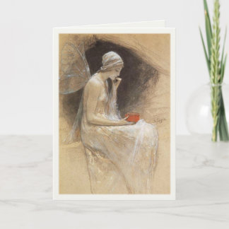 Carte de voeux avec la peinture de Nikolaos Gyziz