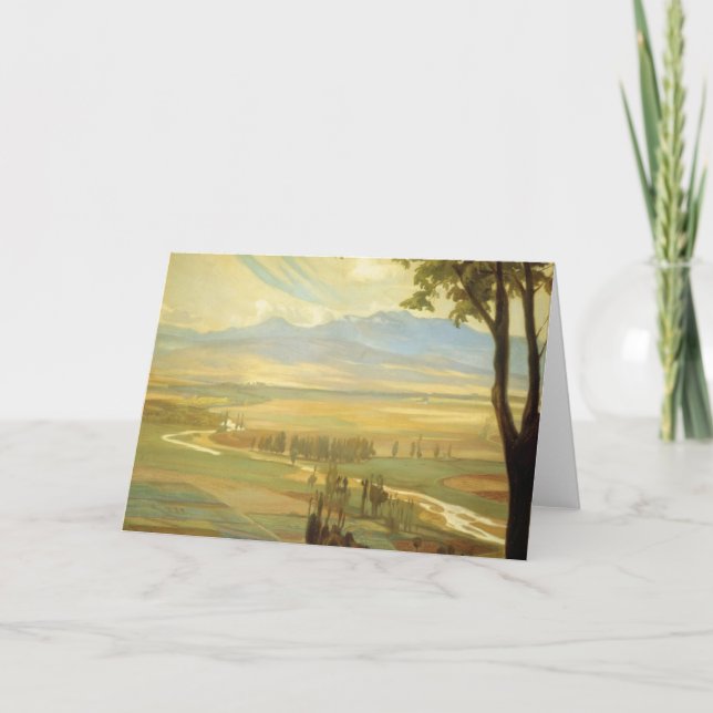 Carte de voeux "Avila Morning" de Rivera (Devant)