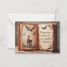 Carte de voeux baby shower