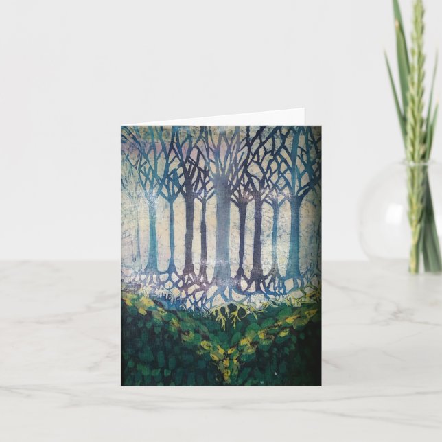 Carte de voeux Batik Blank (Devant)