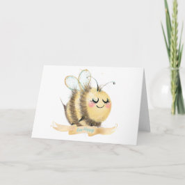 Carte de vœux Bee Happy