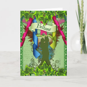 Carte de voeux Beltane Pagan