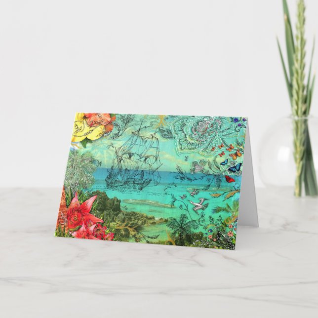 Carte de voeux Bermudes (Devant)