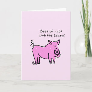 Carte de voeux - Best of Luck with the Exams!