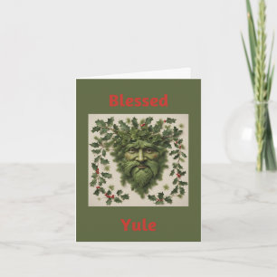 Carte de voeux bienheureuse Yule