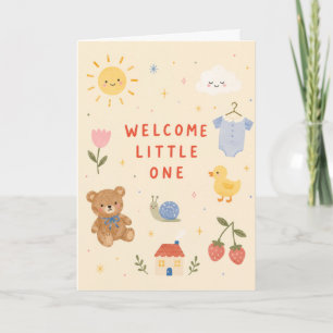 Carte de Vœux Bienvenue Petit Bébé
