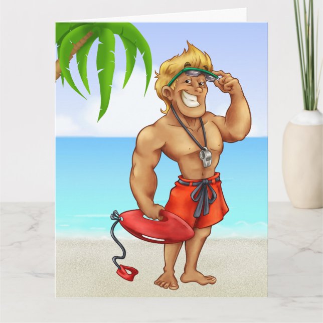 Carte de voeux BIG (Lifeguard) - SRF (Devant)