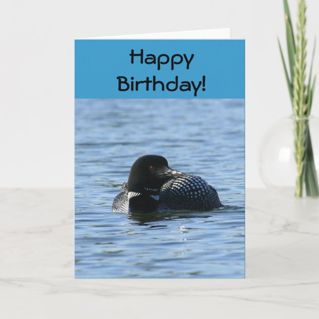 Carte de voeux Birthday Loon (Devant)