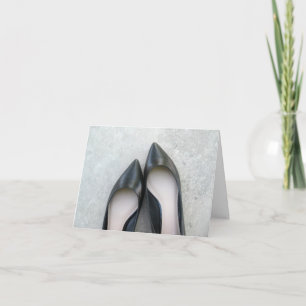 Carte de voeux Black Chaussures