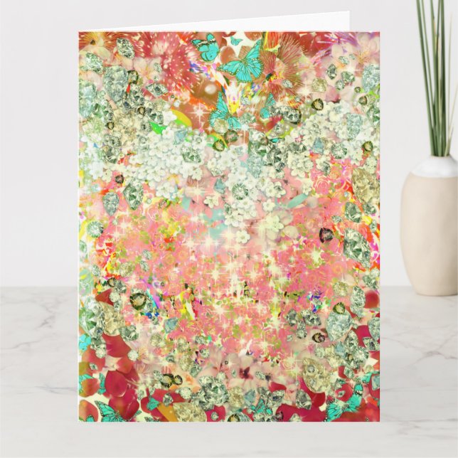 Carte de voeux blanc Princess Time (Devant)