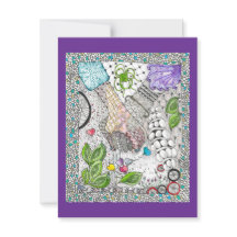 Carte de voeux blanche mains sur coeur