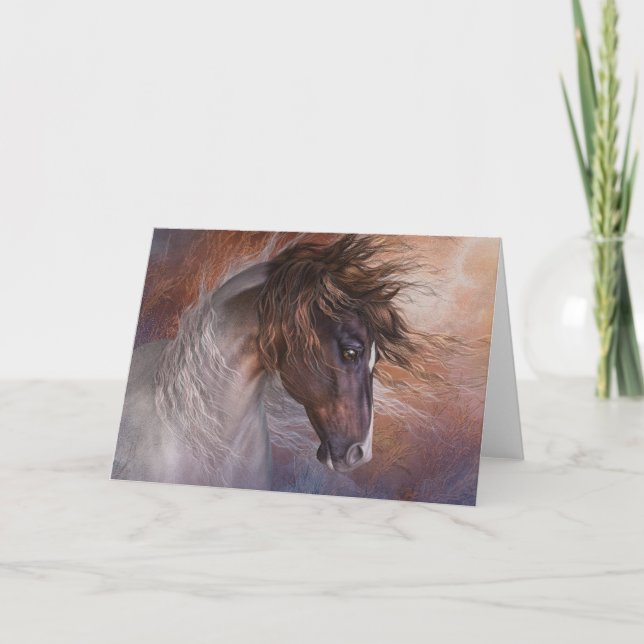 Carte de voeux blanche WindStalker (Devant)