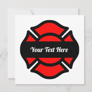 Carte de voeux bleue Carré croisé de St. Florian