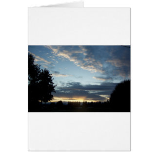 Carte de voeux Blue Sunset Dreams