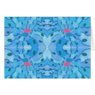 Carte de voeux Blue Vortex