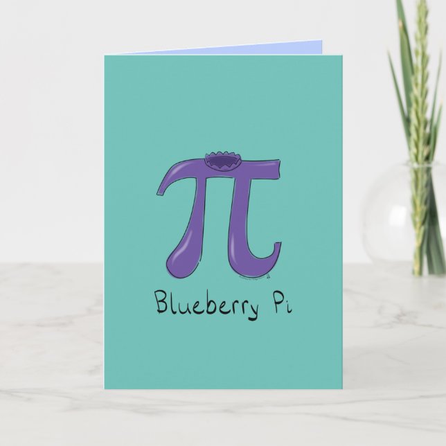 Carte de voeux Blueberry Pi (Devant)
