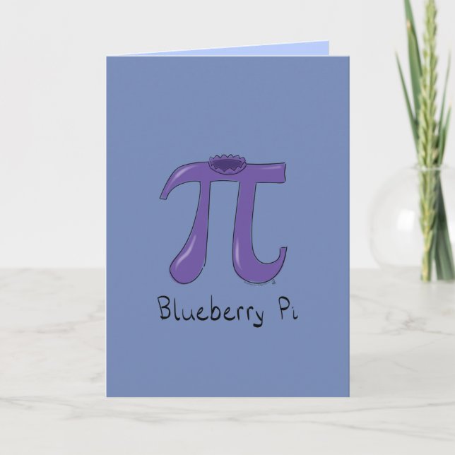 Carte de voeux Blueberry Pi (Devant)