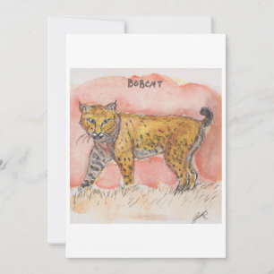 Carte de vœux Bobcat