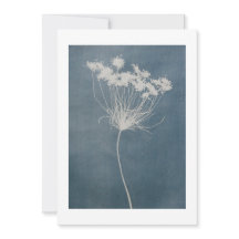 Carte de voeux Boho Blue Flower