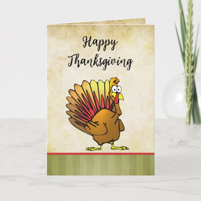 Carte de voeux bon thanksgiving (Devant)